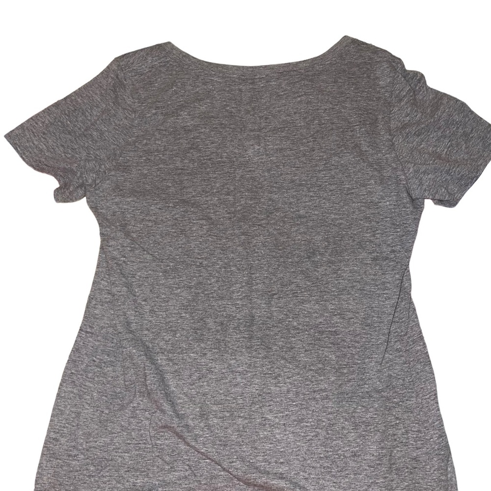 Nike Women’s Short Sleeve T Shirt Heather Grey Size Medium Graphic Tee - Picture 4 of 4
